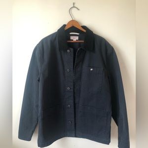 Wallace & Barnes Duck Canvas Chore Coat - Navy - Medium